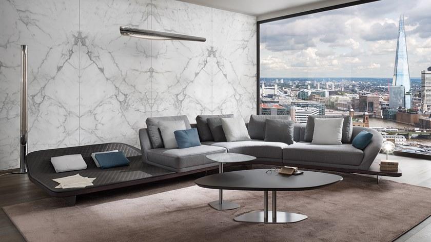 Reflex Кожаный диван с шезлонгом Pininfarina home design sun-id-1479754 - Вид №1