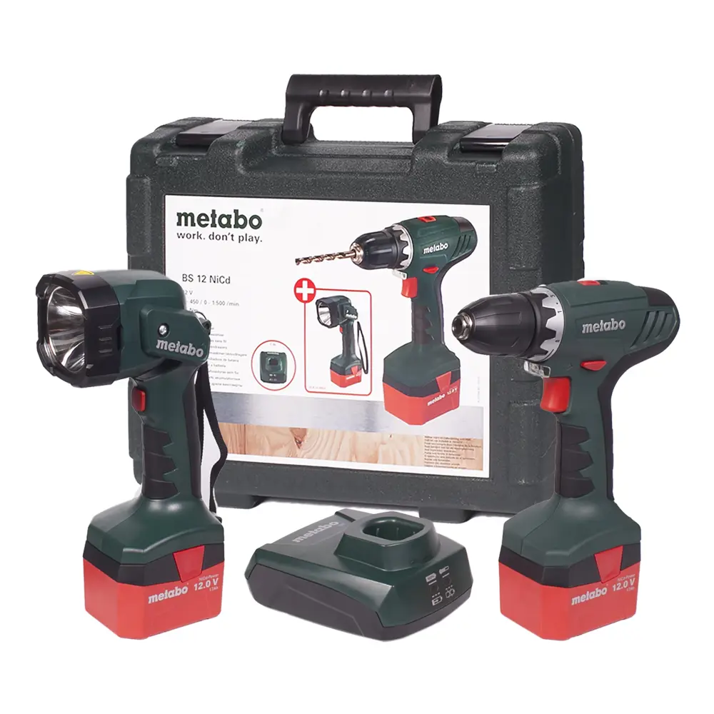 Шуруповерт Metabo BS 12, Ni-Cd 12 В, 1,7 Ач STLM-2158881 - Вид №3