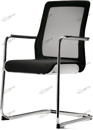 Кресло для конференций из ткани с подлокотниками Poi 6295 Santreyd