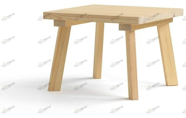 Blå Station Журнальный столик квадратный из сосны Pinzo Bla Station sun-id-1447621