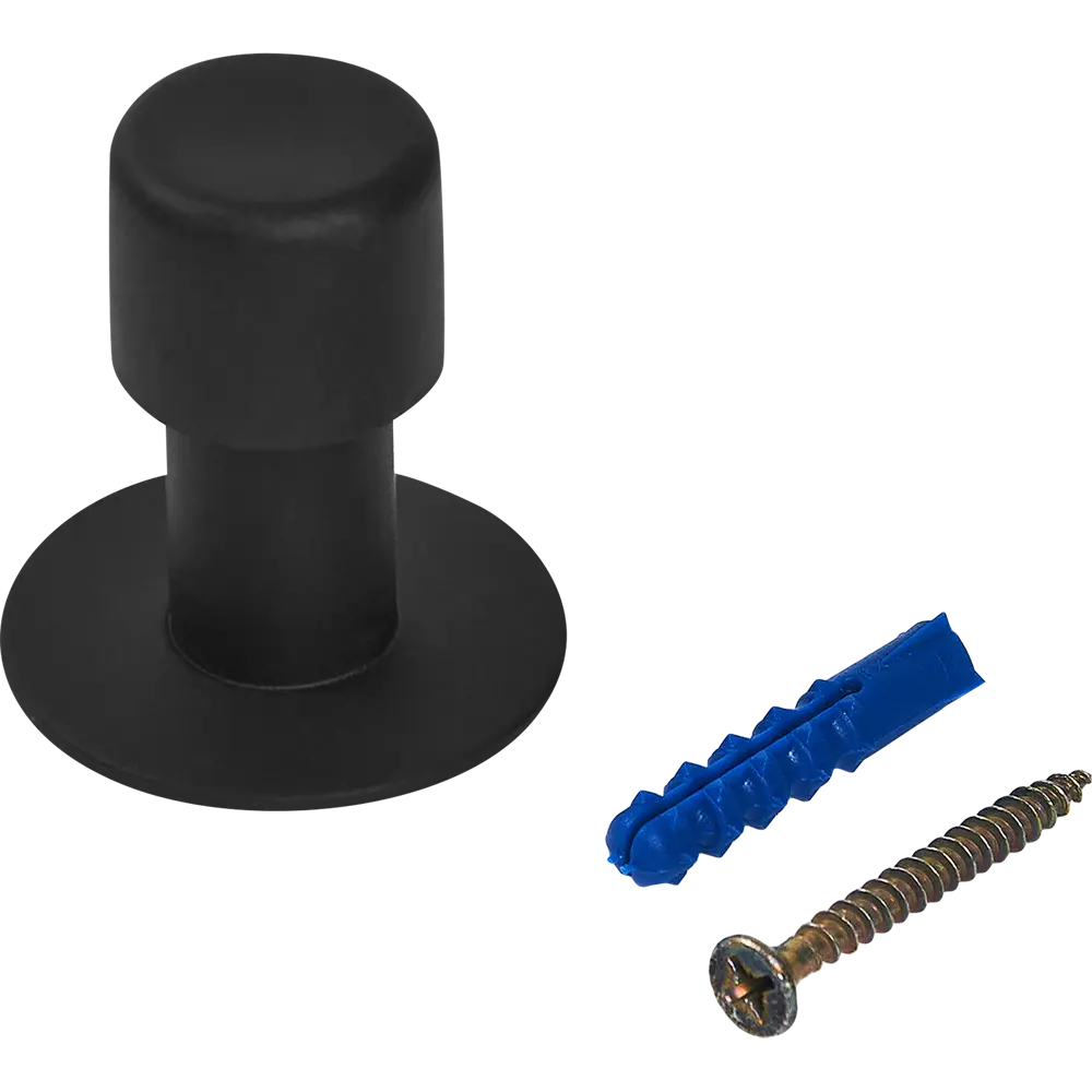 ЗЕНИТ Стопор дверной напольный УД-01 BM с резиновым амортизатором 86489444 STLM-0069378 - Вид №1