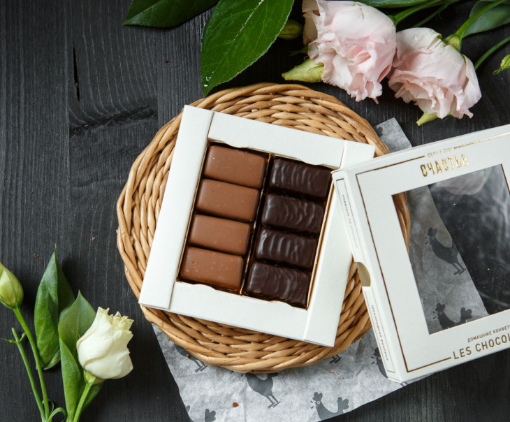 9533 Набор домашних шоколадных конфет "Счастье" №3 Вкусляндия 