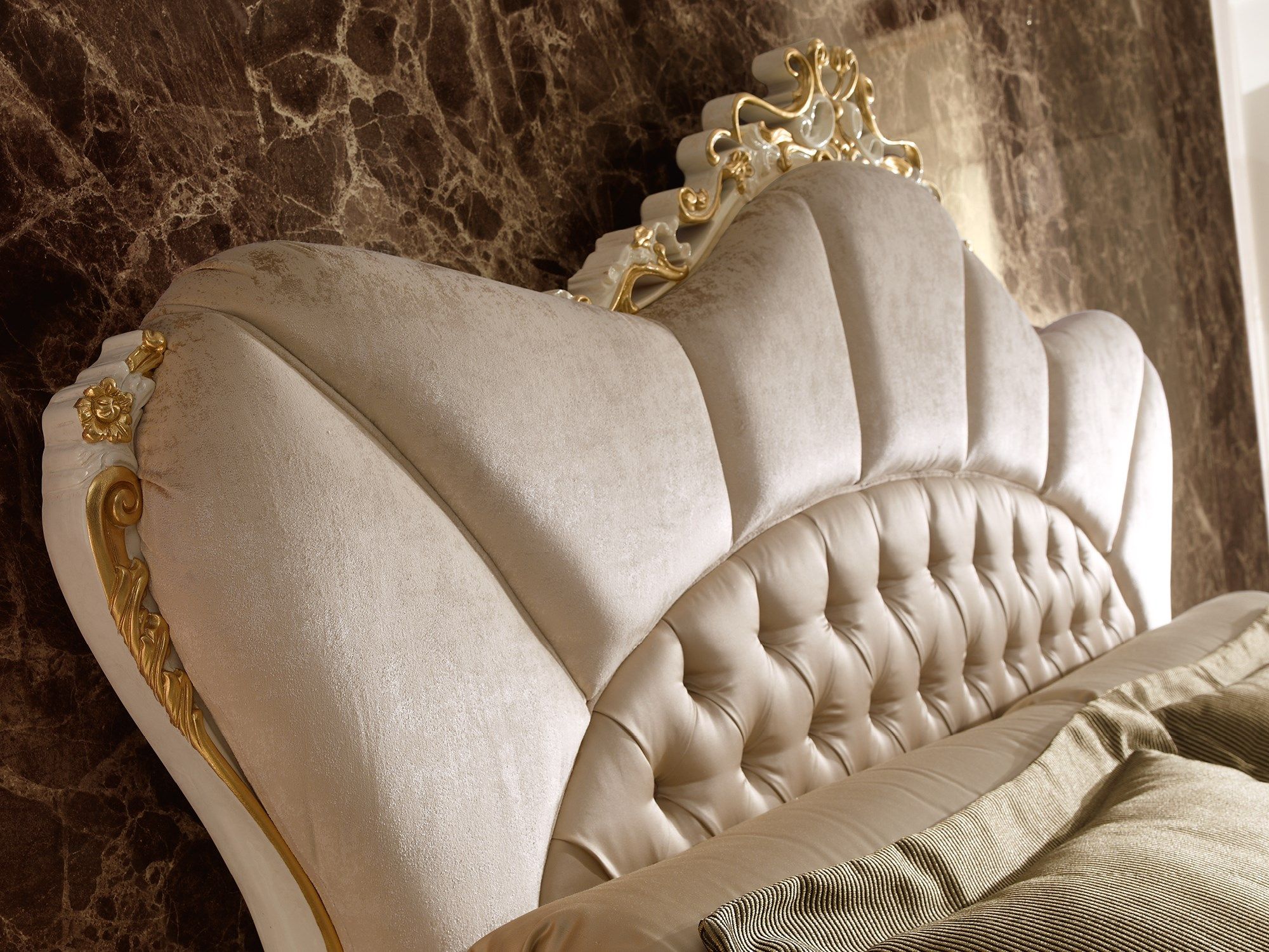 Двуспальная кровать с мягким изголовьем A.R. Arredamenti Ricasoli ARCH-00099457 - Вид №6