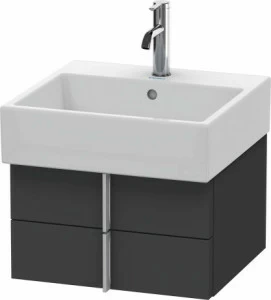 VA628404949 Тумбочка подвесная Vero Air #VA6284 484 x 431 мм Графит матовый, декор