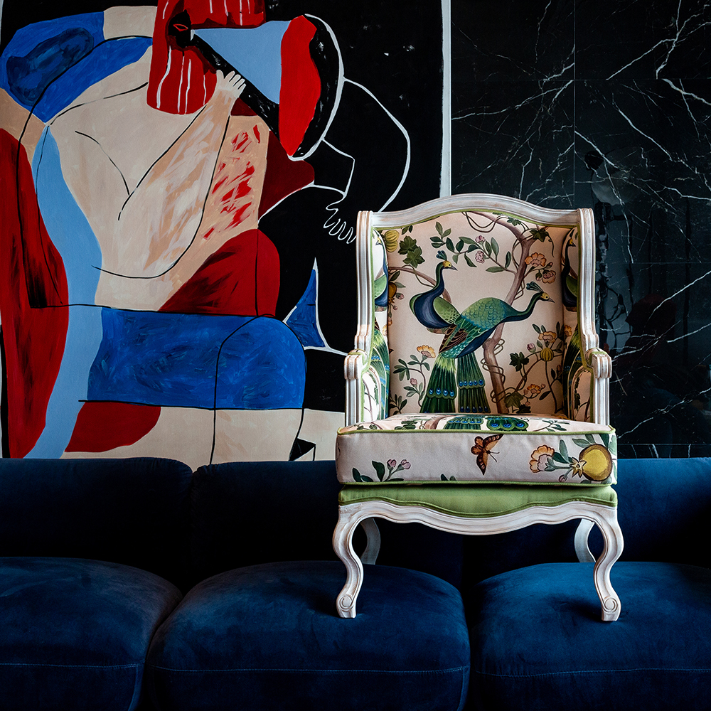 21060731 Кресло «Индокитайский зелёный павлин» Object Desire  - Вид №6