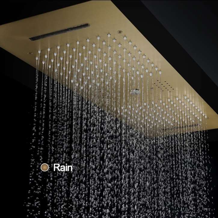 Утопленный набор для душа со светодиодной насадкой для душа Fontana Showers AcquaVita ARCH-00074474 - Вид №2