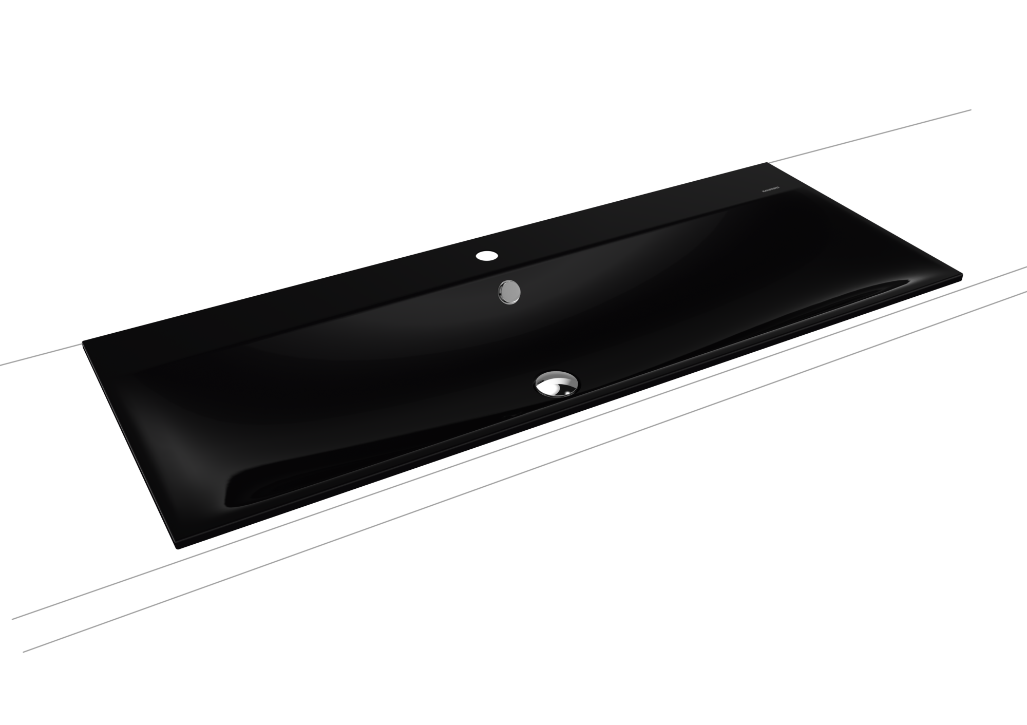 Умывальник KALDEWEI Сталь эмалированная 3039 178 черный 30393319178