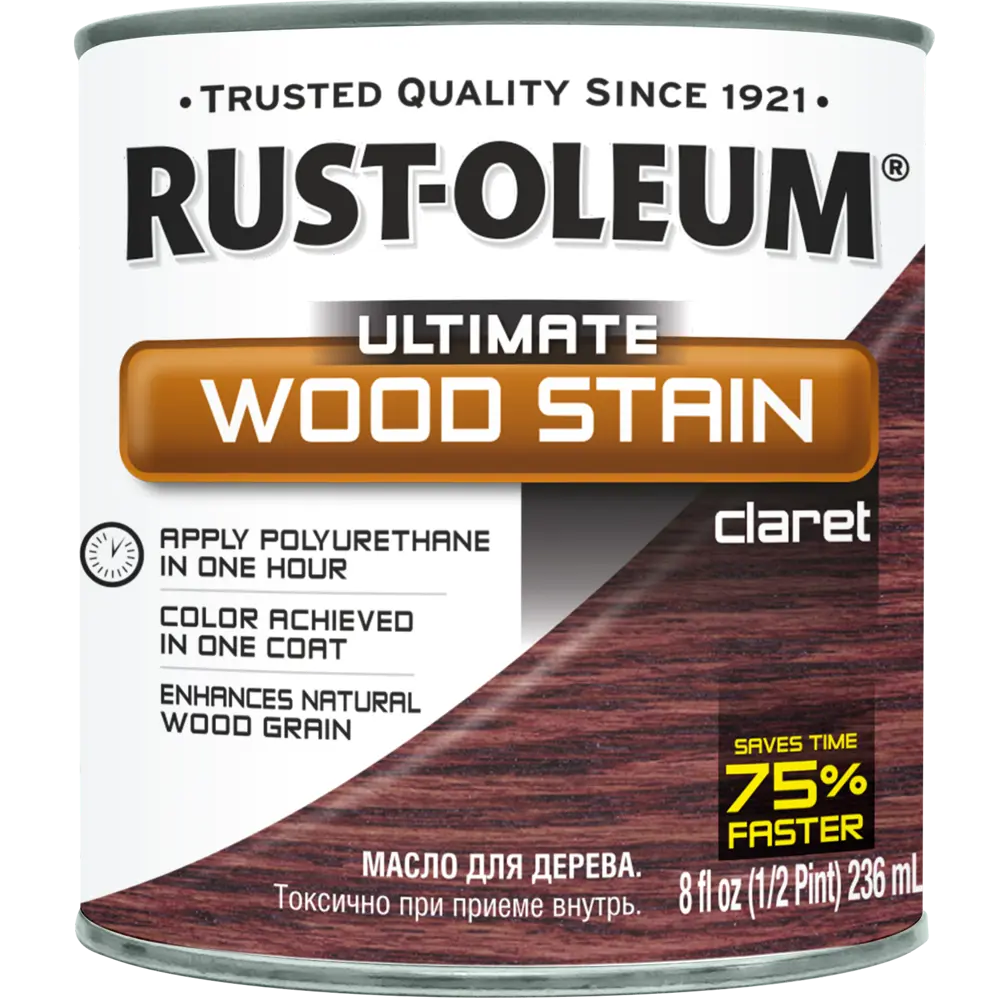 Масло тонирующее Ultimate цвет красное вино 0.236 л 82482316 STLM-2082105 RUST-OLEUM  - Вид №1