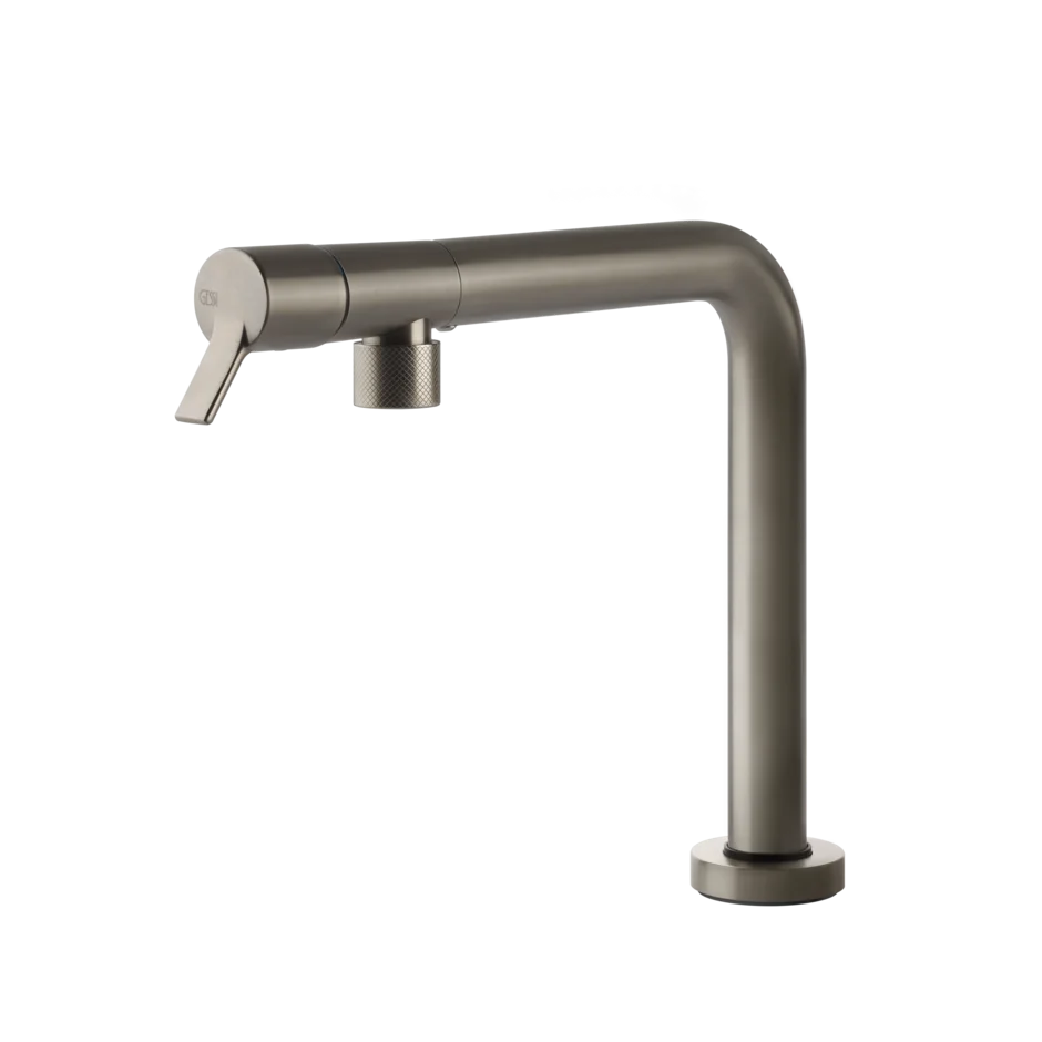 Смеситель для раковины 60071 149 Gessi Su&giu' МАТОВЫЙ НИКЕЛЬ FINOX 60071149