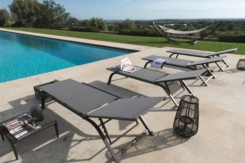 Unopiù Шезлонг из технической ткани штабелируемый Panarea Panlebb - Вид №2