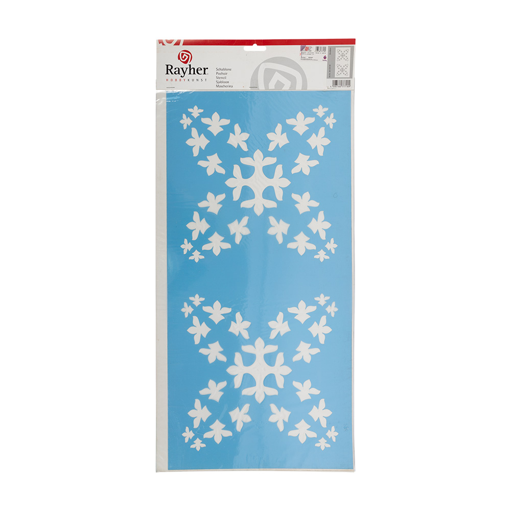 3833400 Трафарет 30 x 60 см звезда из цветов - Rayher 