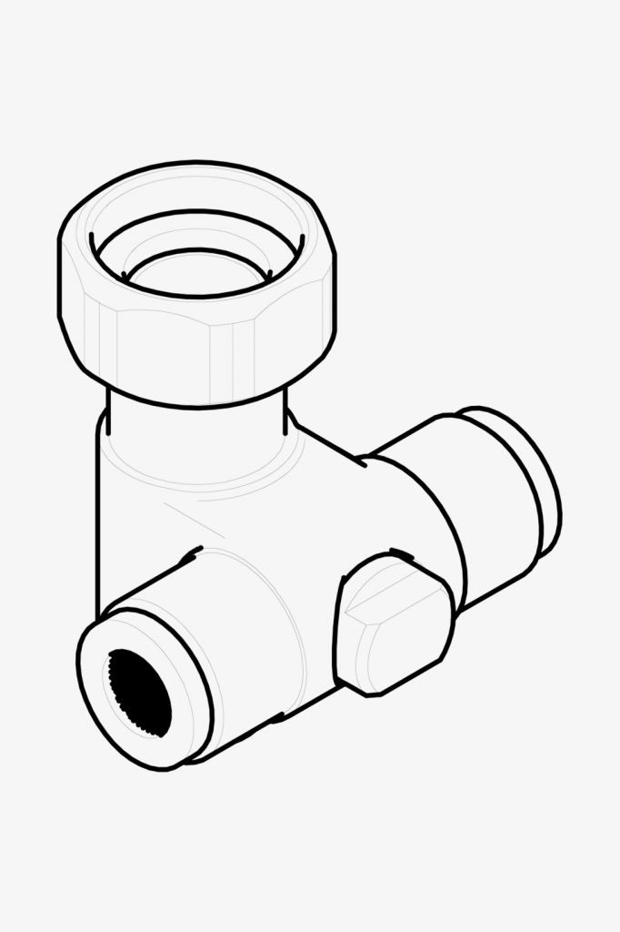 103586 Комплект тройника запасных частей Waterworks 