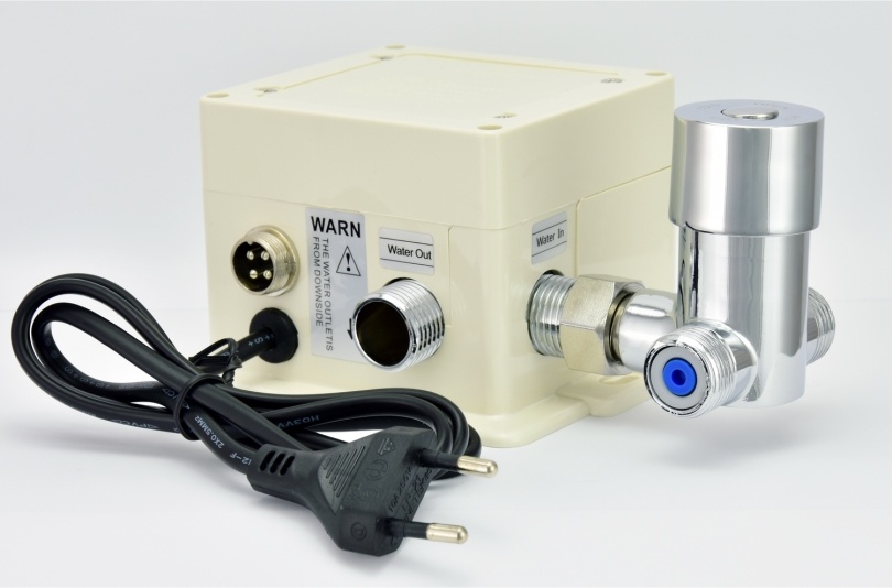 0402.482 Сенсорный латунный смеситель для мойки с высоким изливом Eleanti Puff  - Вид №2