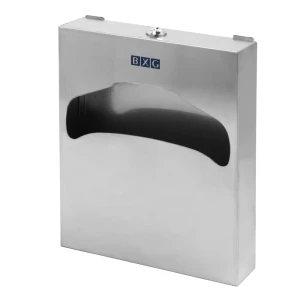 Диспенсер для покрытий на унитаз BXG CDA-9019 для 1/4 сложения нержавеющая сталь