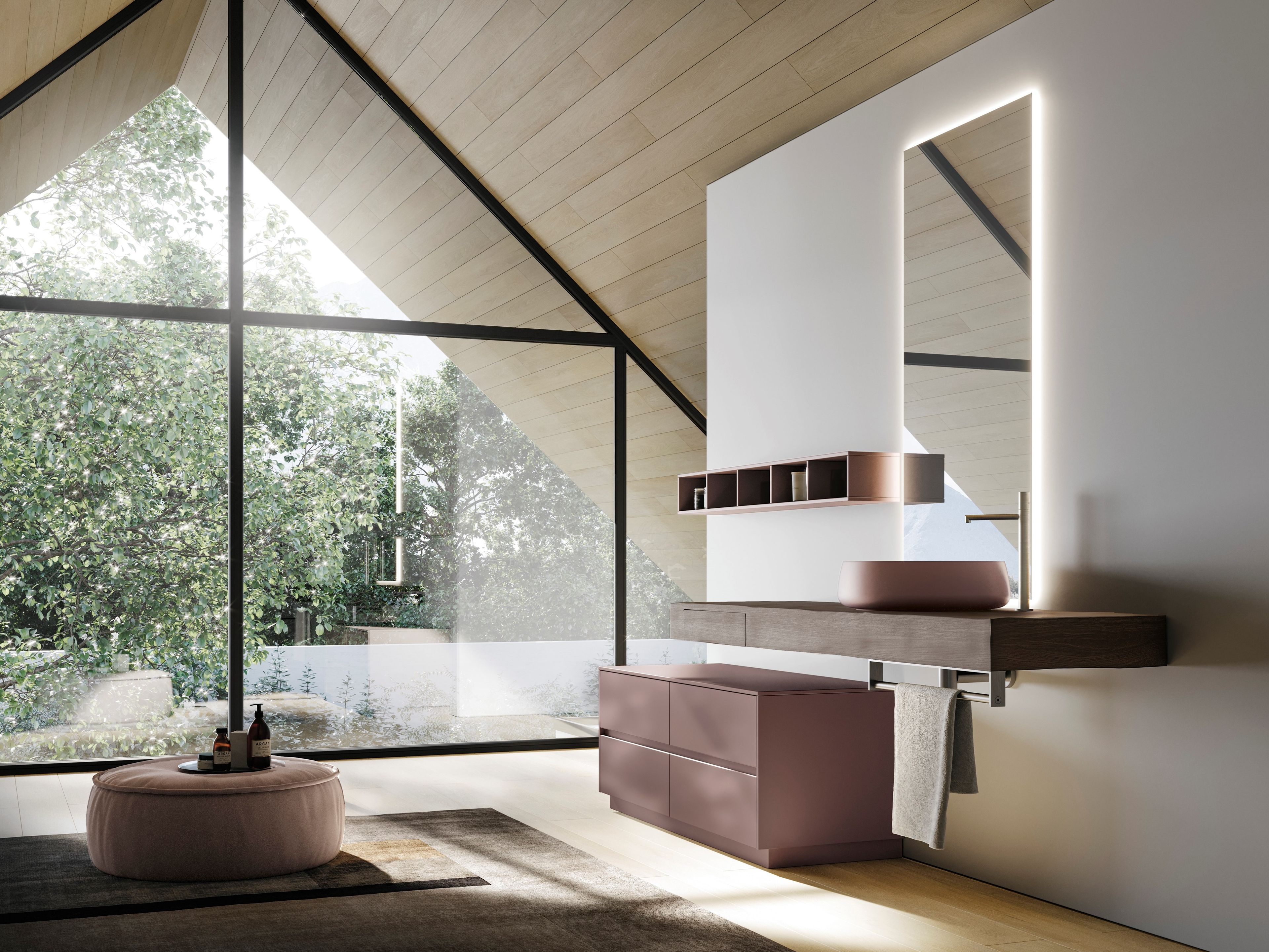 Подвесной умывальник Ideagroup Nyù ARCH-00038202