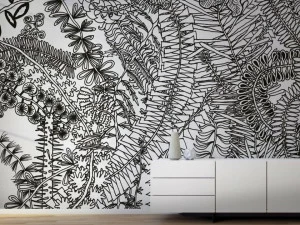 Affreschi & Affreschi Рулонные экологические обои из гипса с цветочными мотивами Season 1 Kw1801