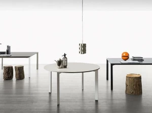 Citterio Круглый алюминиевый стол для переговоров Shard