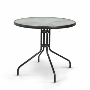 Стол круглый серый "Николь" AFINA МЕБЕЛЬ ДЛЯ ЛЕТНЕГО КАФЕ 130419 Серый