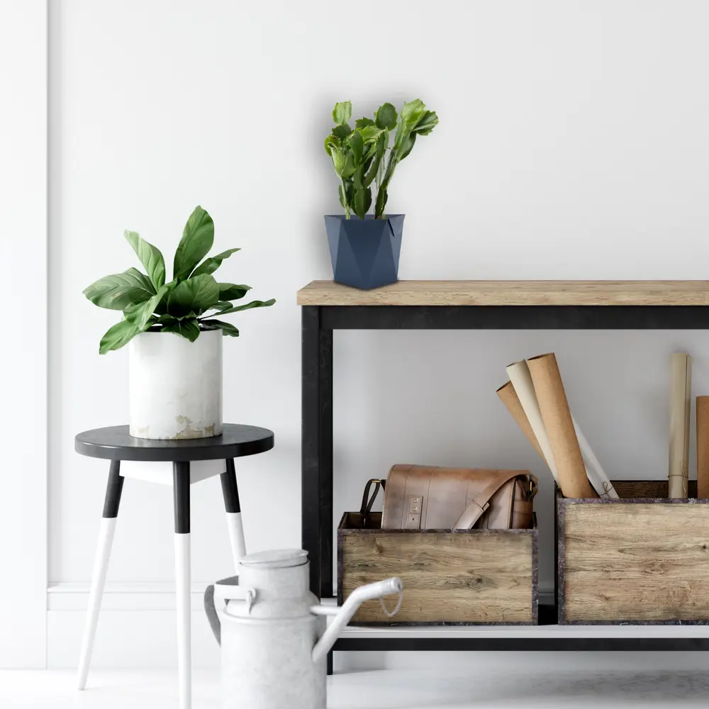 Кашпо Пазл 13.5x12x13.5 см v1 л пластик в ассортименте Santreyd STLM-2149760 - Вид №5