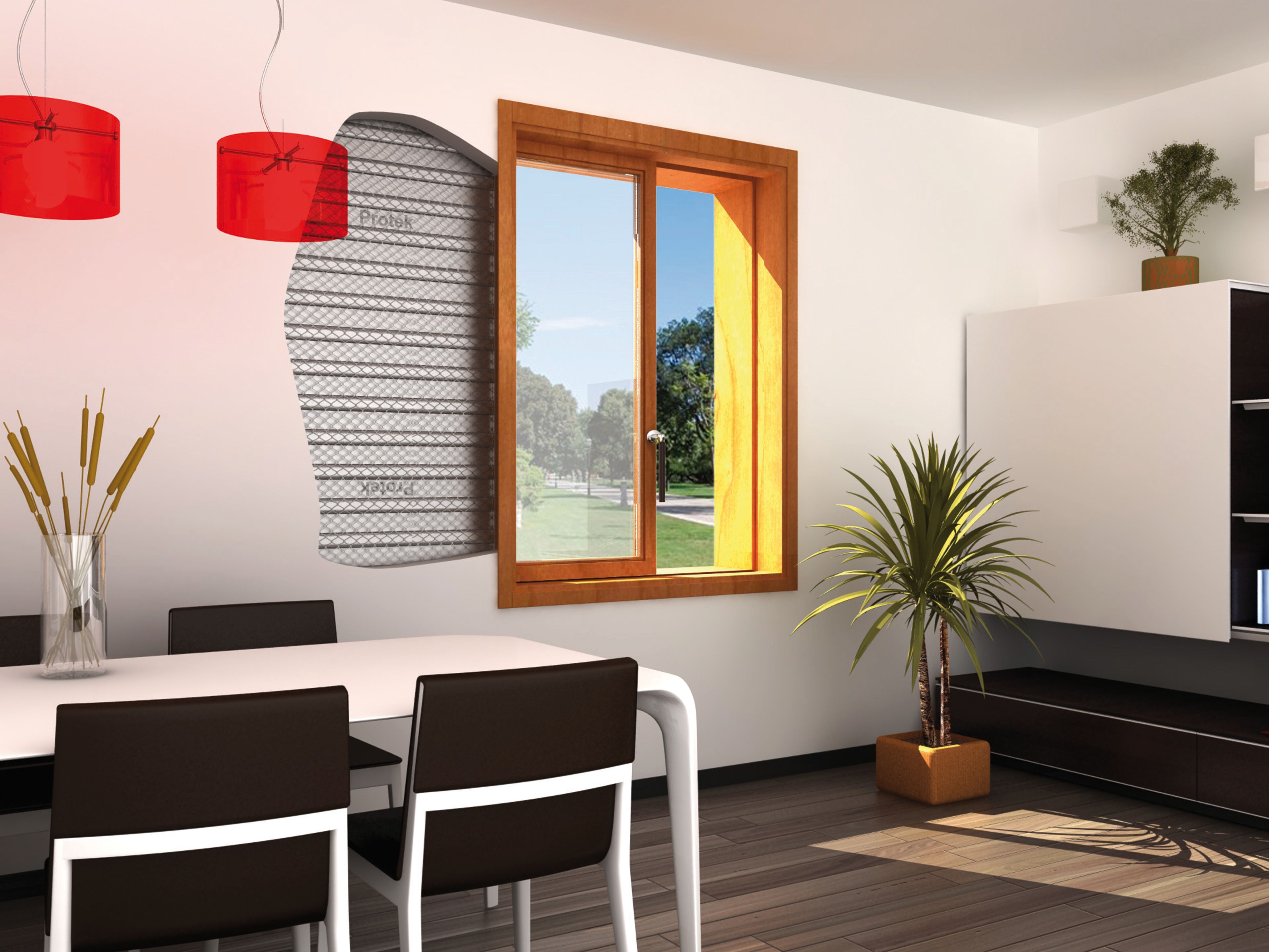 Подрамник с одной створкой для раздвижных подъемных окон PROTEK® Outdoor ARCH-00152359 - Вид №1