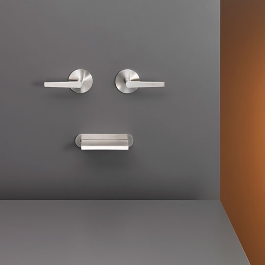 Двойной ручка смеситель для ванной с водопадом струей L. Максимум. 80 мм  FLG24 CEADESIGN  - Вид №2