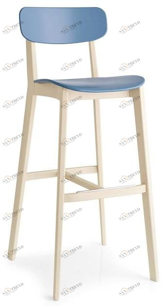 Calligaris Стул полипропиленовый с подставкой для ног Cream Cs/1460