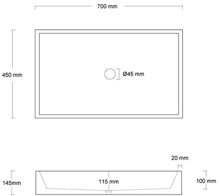 Накладная раковина на столешницу  овальная URBI et ORBI sun-id-1356072 - Вид №1