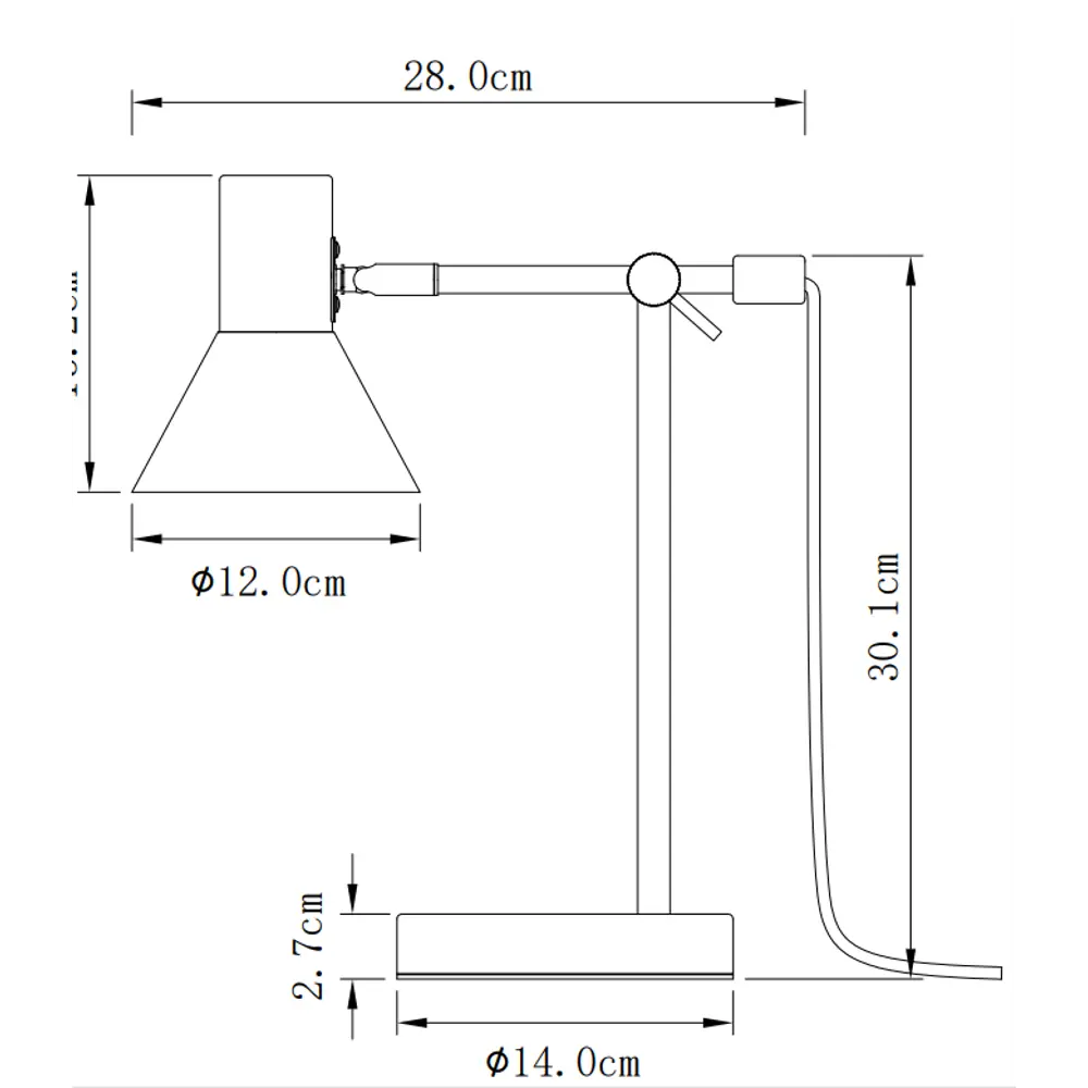 Настольная лампа Camelion KD-445 C01 с регулируемым плафоном 89387941 STLM-1546982 - Вид №10