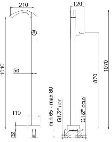 Rubinetterie Treemme Archè  0214  - Вид №1