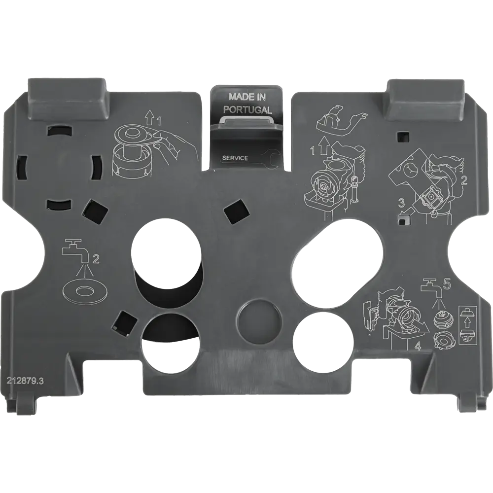 Инсталляция Oli Quadra Black 30 см для подвесного унитаза с кнопкой цвет хром STLM-2169691 - Вид №7