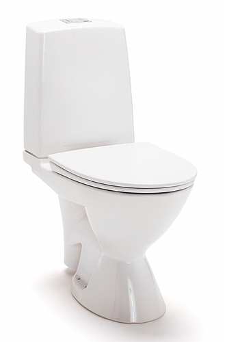 3626301201 Компакт унитаз с бачком Белый IDO Glow Швеция