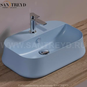 SH09PERVINCAMATT Накладная раковина на столешницу  прямоугольная Simas Sharp