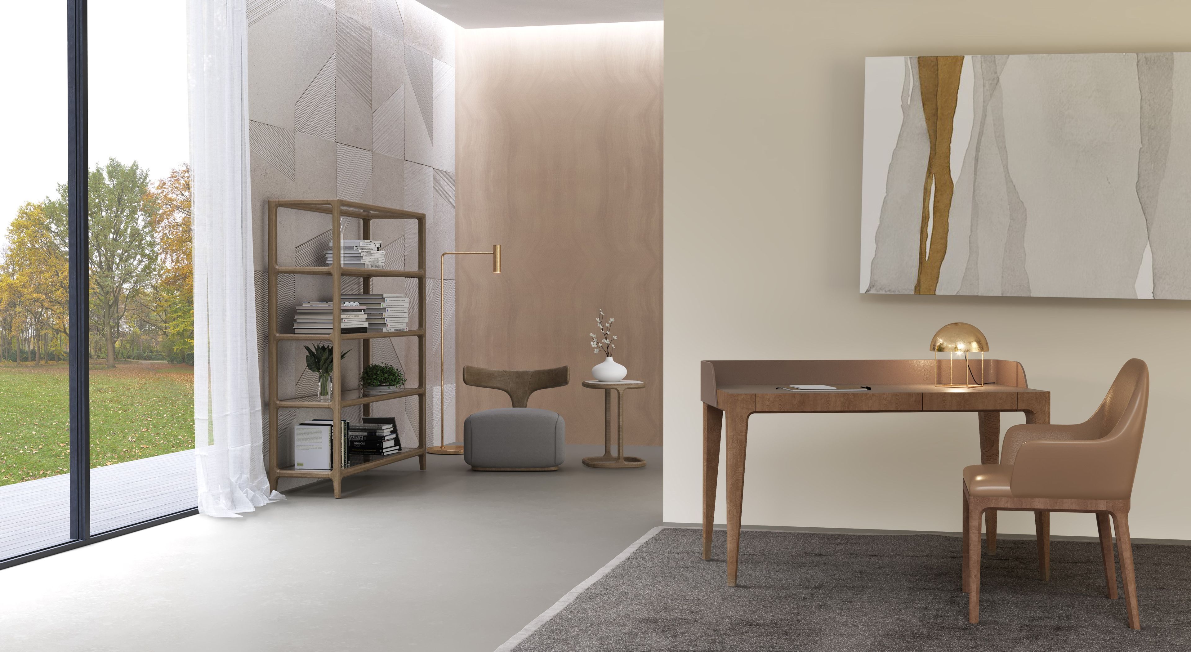 Книжный шкаф из ясеня Morelato ARCH-00028258 - Вид №5