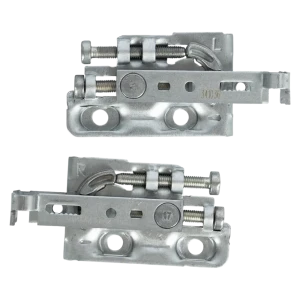 INDAUX Навесной кронштейн для мебели 40×18×80 мм серый комплект 2 шт 89402281