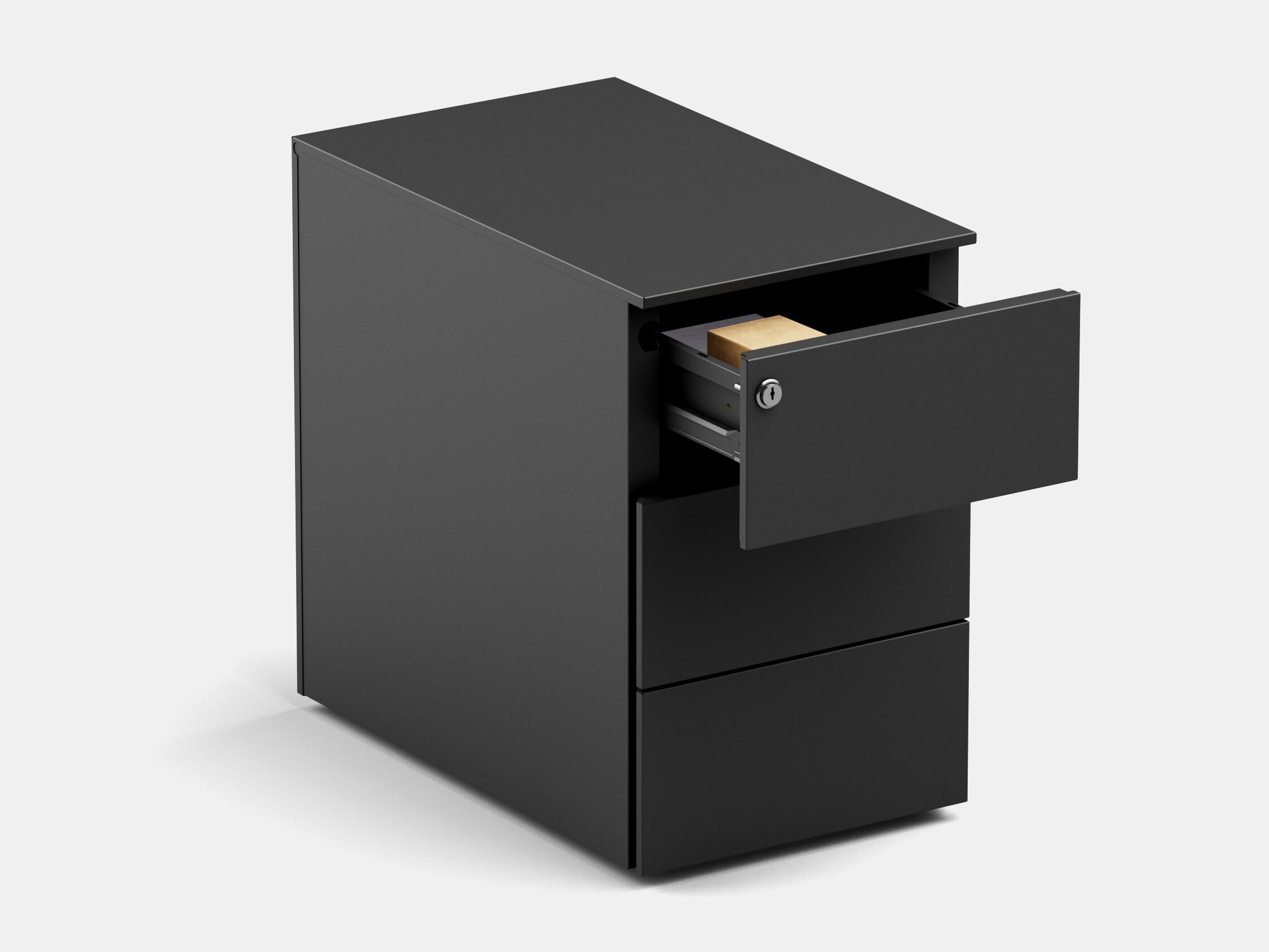 Окрашенный металлический офисный комод с замком IBEBI Kai ARCH-00089292 - Вид №3