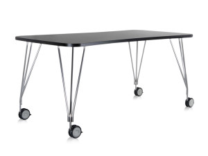 Рабочий стол из ламината на колесах