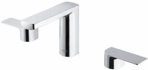 JUSTIME Смеситель для раковины на 3 отверстия из хромированной латуни Arch 57-9091