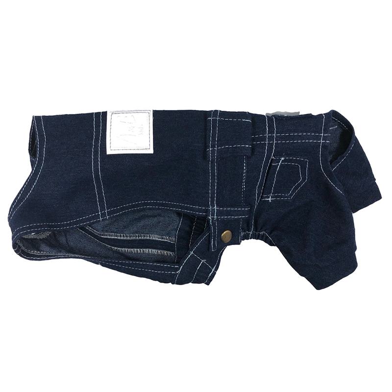 ПР0051053 Джинсы-комбинезон для собак размер L 28 см ДОГ МАСТЕР 