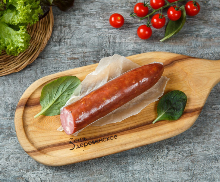 7364 Колбаса "Балетос" с белыми грибами п/к Вкусляндия  - Вид №2