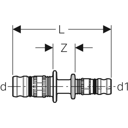626.653.00.5 Переход Geberit Mepla Geberit  - Вид №2