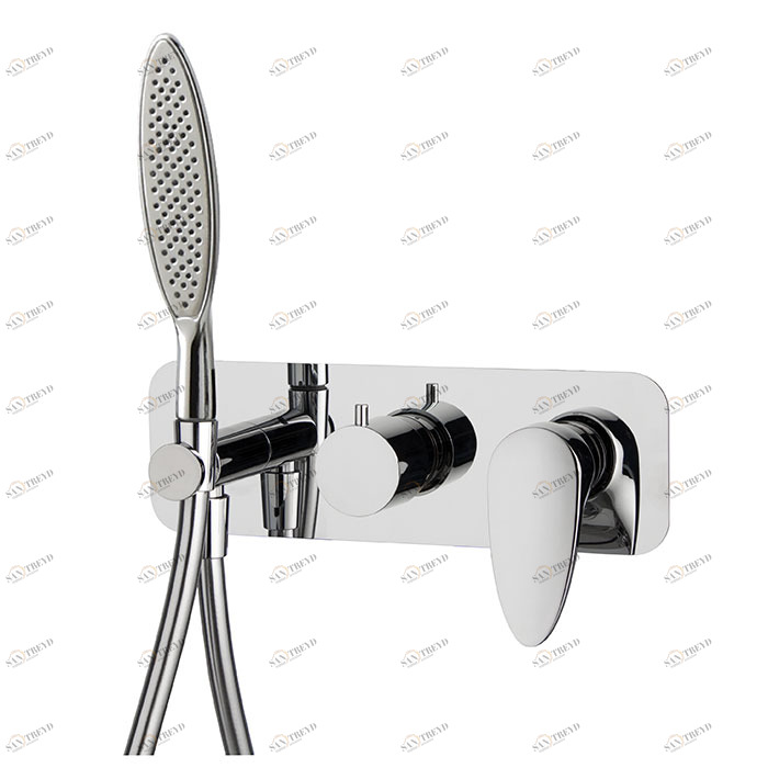 F3999X2 Встроенный смеситель для душа 2 источника с душевым комплектом FIMA CARLO FRATTINI Eclipse 