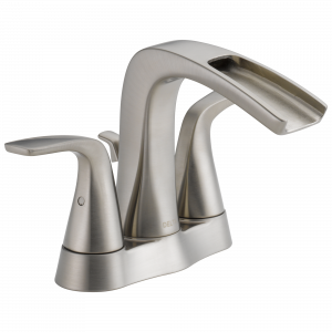 25724LF-SS-ECO Смеситель для ванной комнаты с двумя ручками Delta Faucet Tolva Нержавеющая сталь