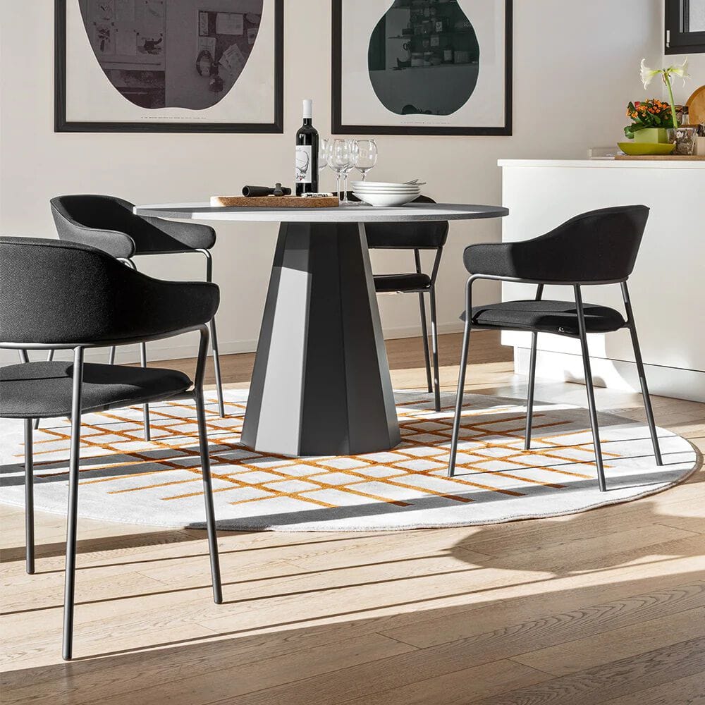 Стул из искусственной кожи с открытой спинкой Connubia SIGNORINA ARCH-00024761 - Вид №3