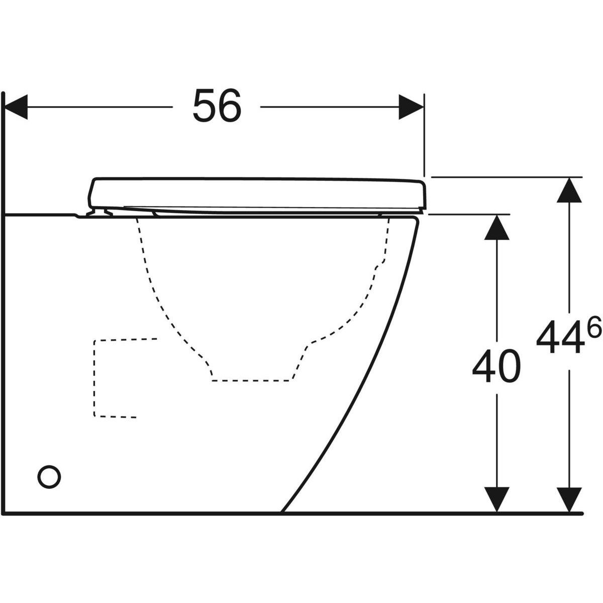 Туалет для ванной комнаты Geberit ICON ARCH-00055719 - Вид №3