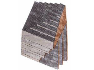 Коврик ручной работы из вискозы