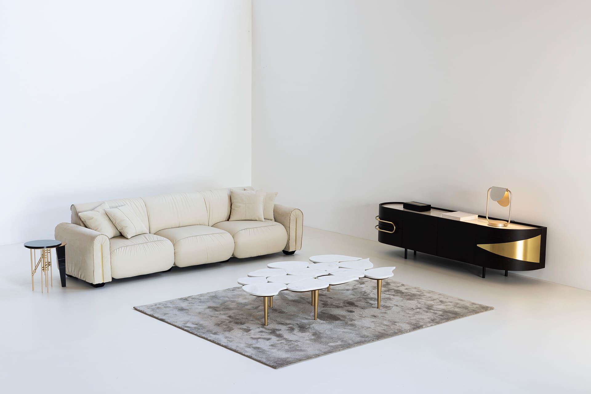 Calacatta мраморный низкий журнальный столик Greenapple Infinity ARCH-00037007 - Вид №6