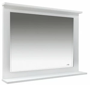 Зеркало Гамма-100 белая эмаль