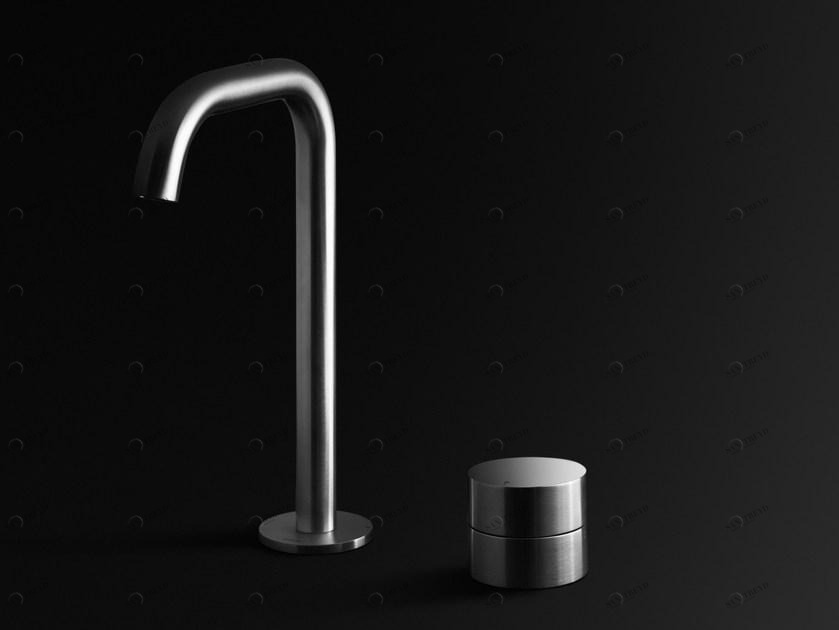 Boffi Смеситель для раковины на 2 отверстия из нержавеющей стали Eclipse sun-id-1386565