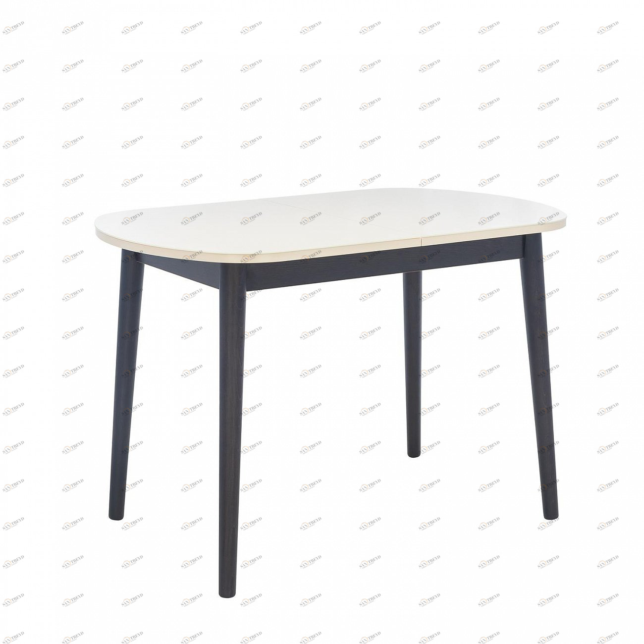 Обеденный стол раздвижной венге Leset "Акра 1Р" IMPEX  00-3967203 Белый;венге 