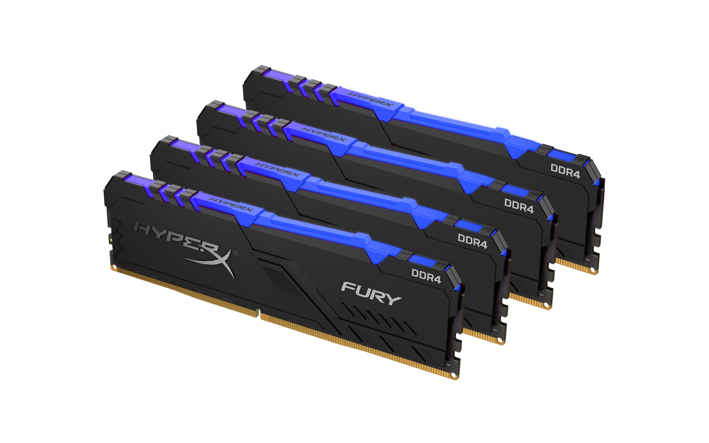 HX436C18FB4AK4/64 64gb 3600mhz ddr4 cl18 dimm (kit of 4) hyperx fury rgb Kingston Santreyd  - Вид №3